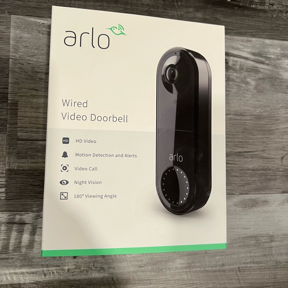 NEW Arlo wired video doorbell